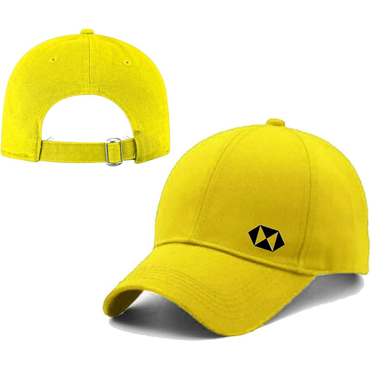 Trendy Printed Cotton Cap – Yellow (KK-2306471)