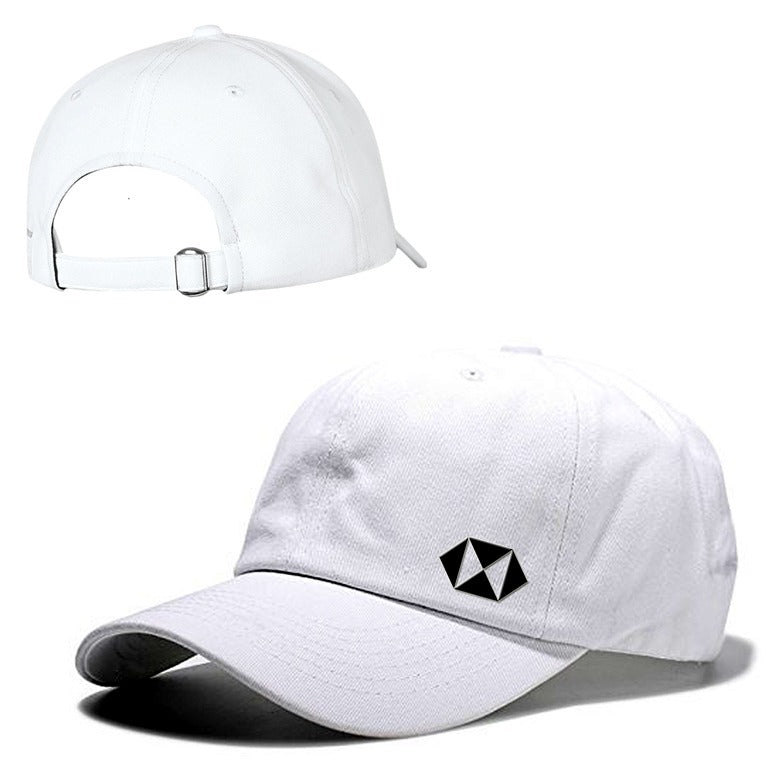 Trendy Printed Cotton Cap – White (KK-2306470)
