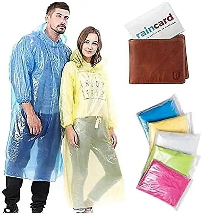 Knee -Length solid color Rain card pack of – 5 (CLS-2332464)