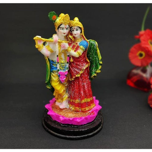 Lord Radha Krishna Idol Showpiece – 19 cm (CS-2357301)
