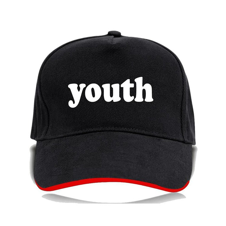 Plain Youth Unisex Cap – Black (KK-2263763)