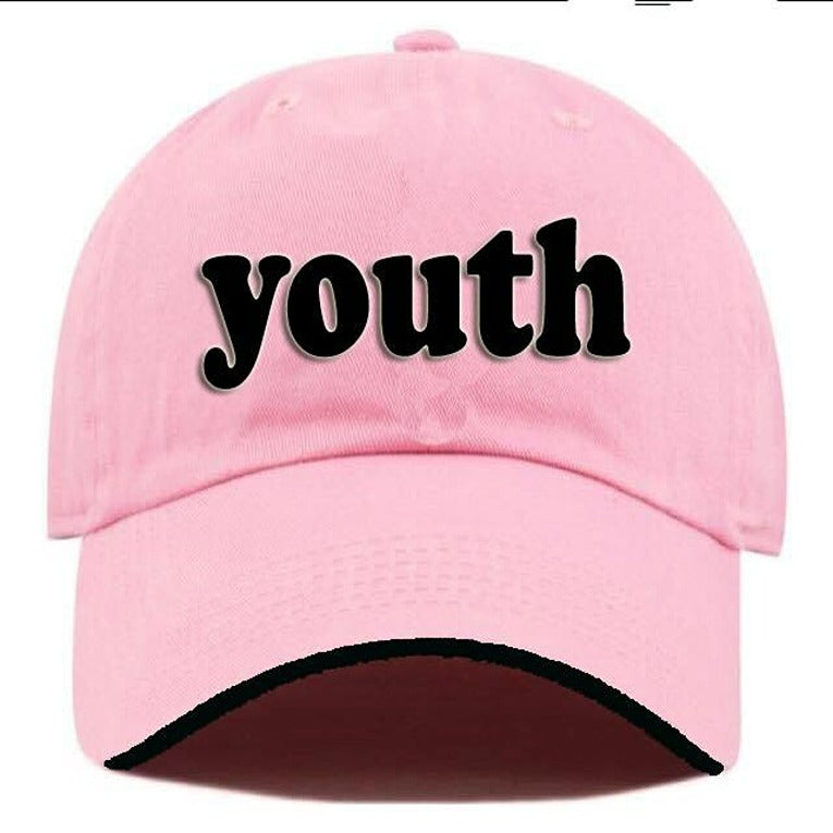 Plain Youth Unisex Cap – Pink (KK-2263764)