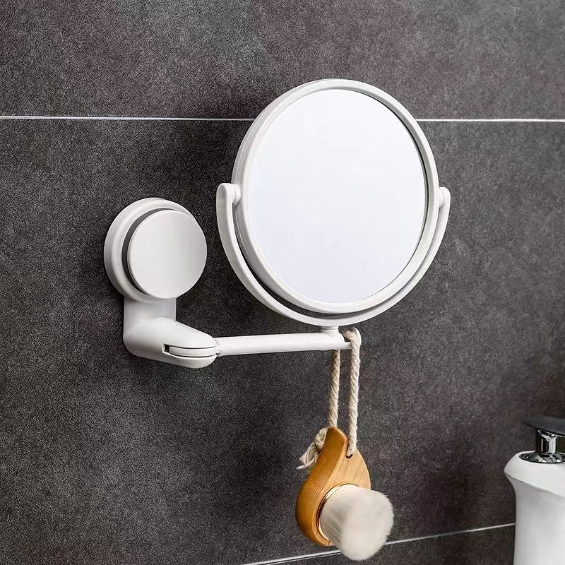 Wall-Mounted Mirror with Swivel Arm