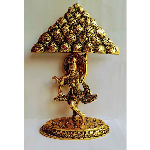 Krishna Idol with Goverdhan Parvat on Finger Statue Sculpture (CS1720032)