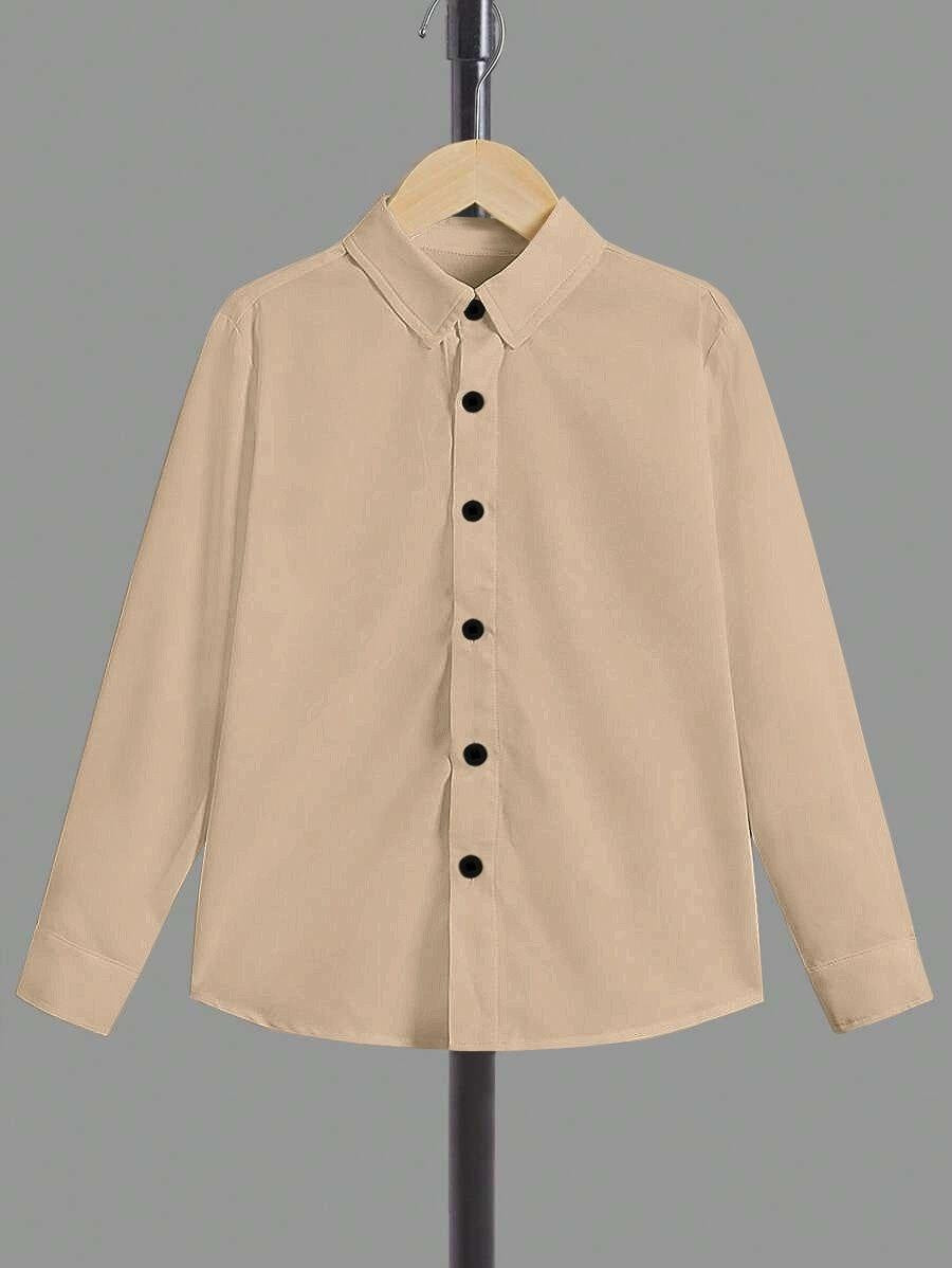 Froquiliz Smart Fit Beige Shirt for Boys