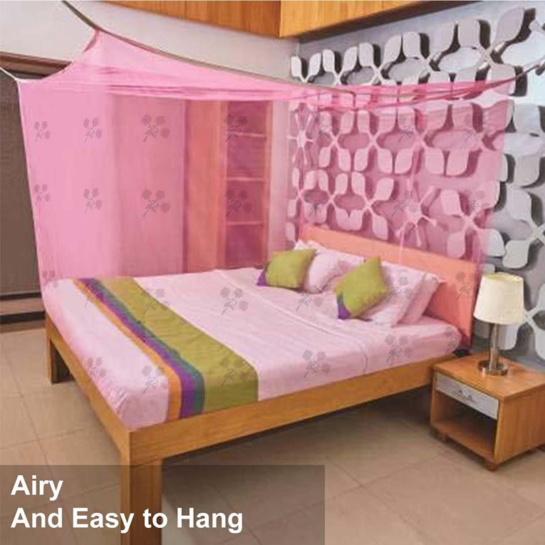 Pink Mosquito Net for Double Bed (CLS-2390176)