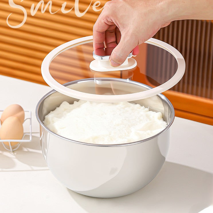 Premium Stainless Steel Storage Bowl with Lid