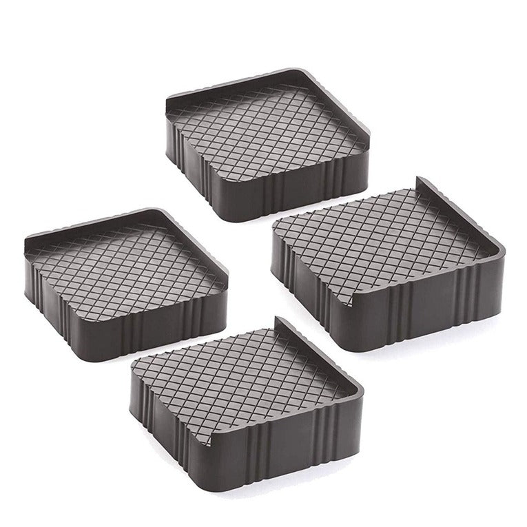 Refrigerator Stand |: All in 1 Stand, 4-Pieces, Almirah, Wardrobe, Fridge Stands for Single and Double Door (CLS-2389923)
