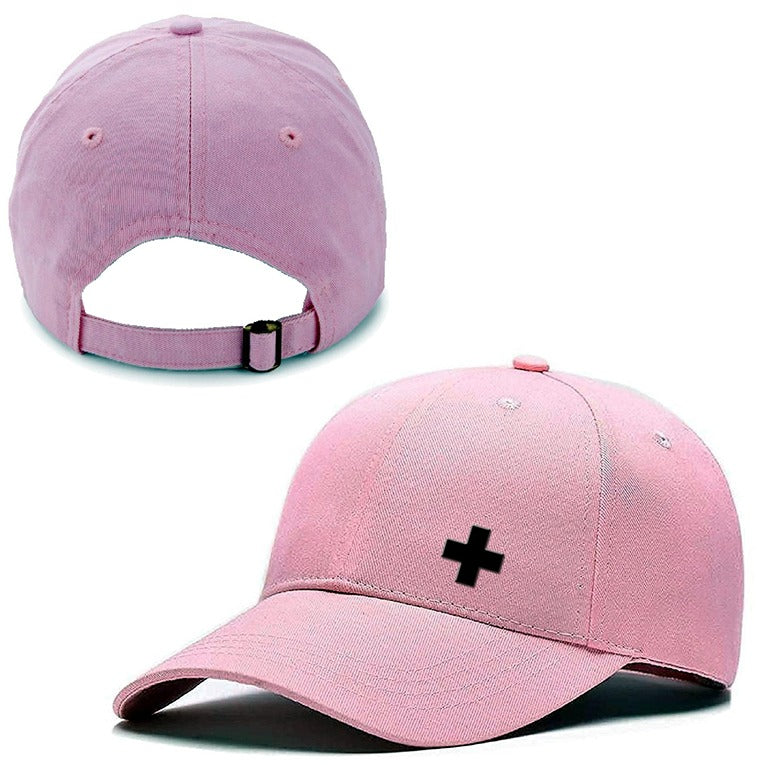 Classic Plain Printed Unisex Cap – Pink (KK-2263561)