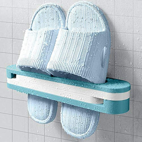 Towel Rail Rack Holder Wall Mounted Bathroom Self-Adhesive Hanging Hanger Shelf Bathroom Home Organizer Supplies (Multicolor) (CLS-241873397)