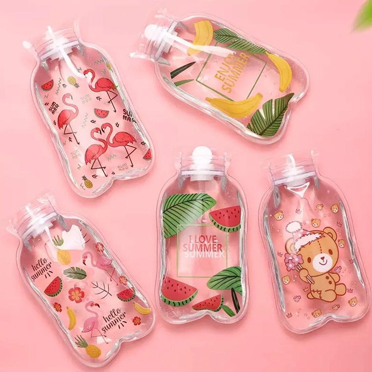 Transparent Multi Design Small Hot Water Bag With Cover (CLS-2388338)