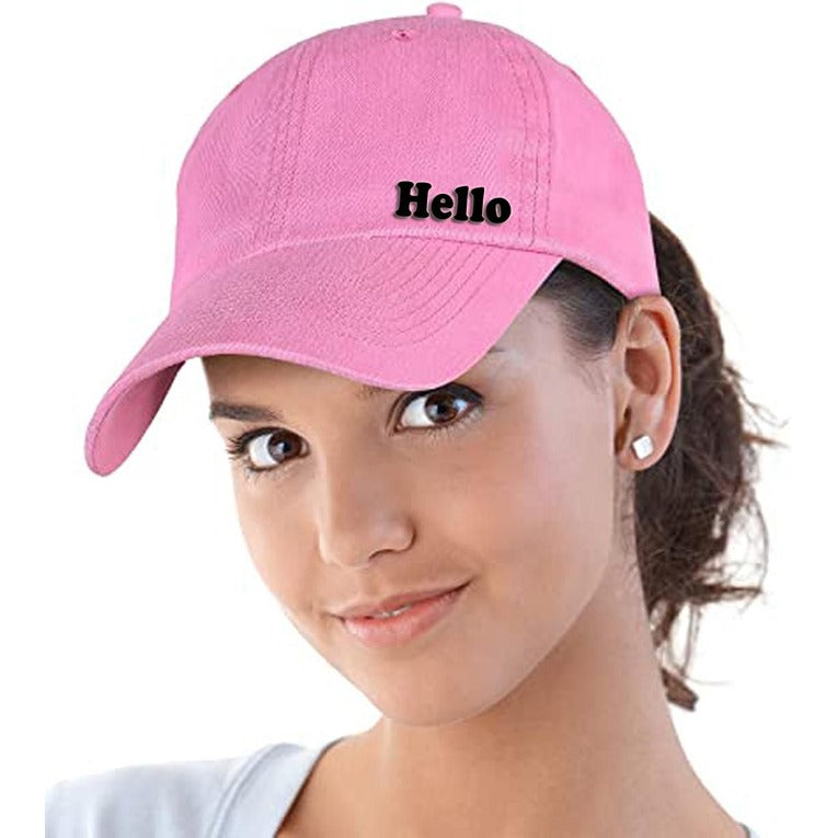 Classy Plain Printed Unisex Cap – Purple (KK-2263425)