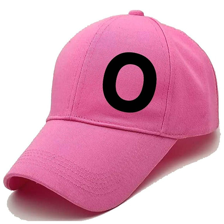 Unisex Plain O Printed Cotton Cap – Pink (KK-2215772)