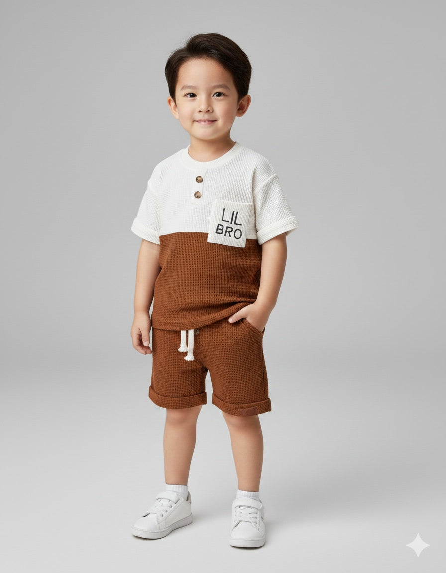 Premium Cotton Boys Casual Wear Top & Bottom Set