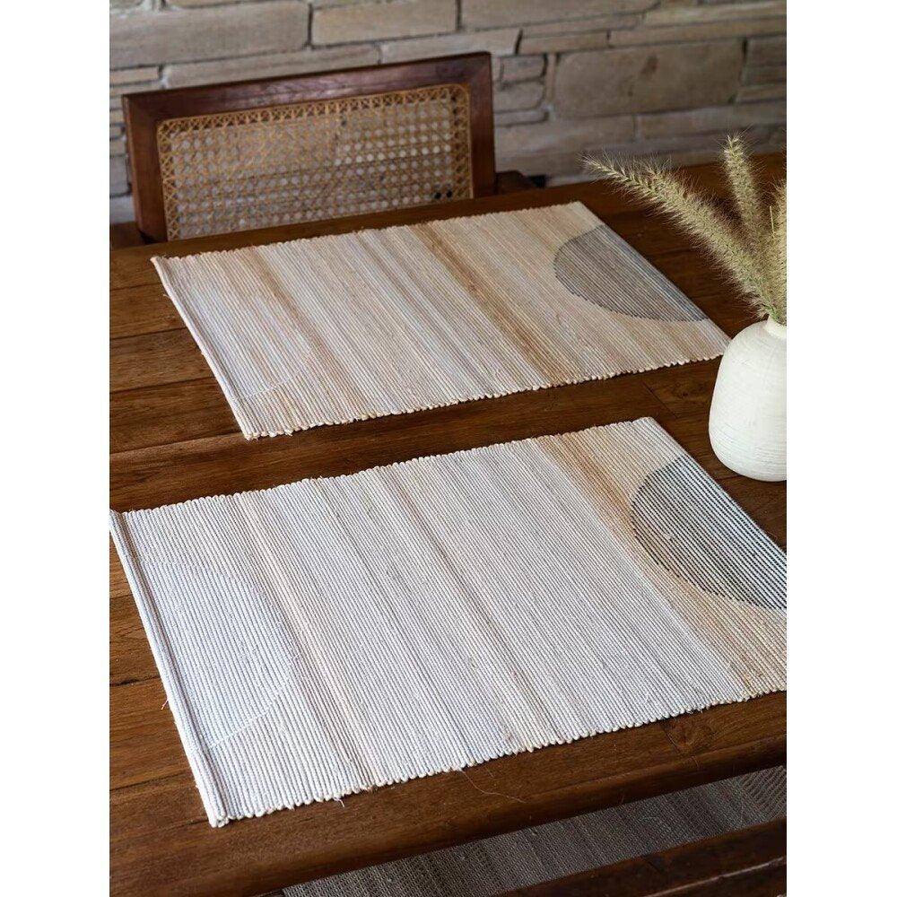 Buy Beige Brown Banana Fibre Table Runner
