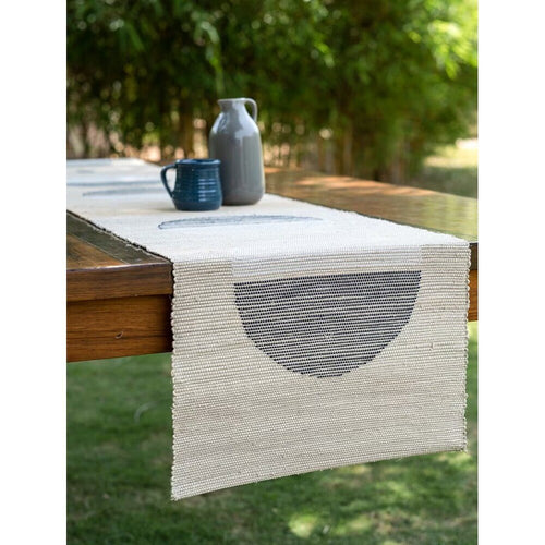 Buy Beige Brown Hand Crafted Banana Fibre Table Runner