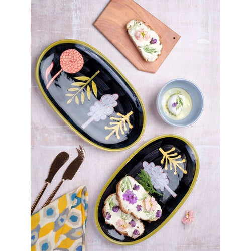 Buy Black Ceramic Tray/Platter