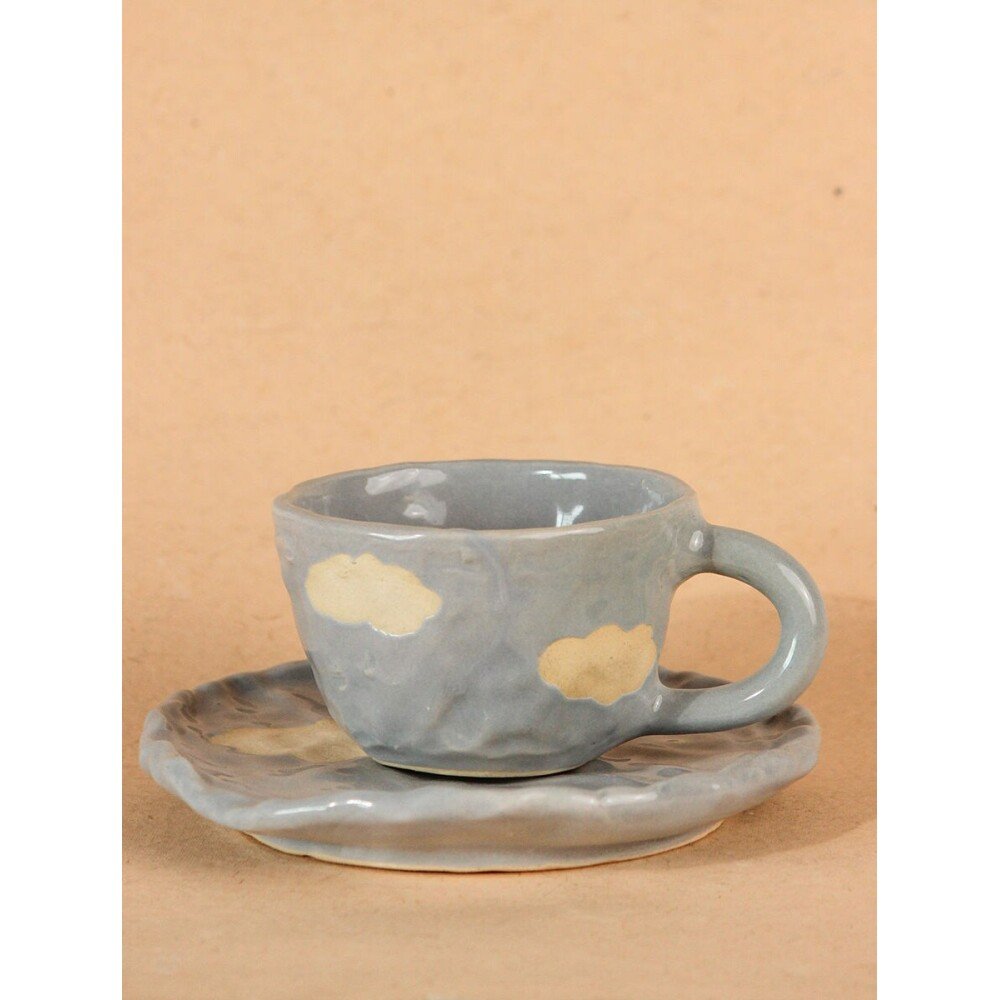 Buy Blue Hand Crafted Ceramic Cups