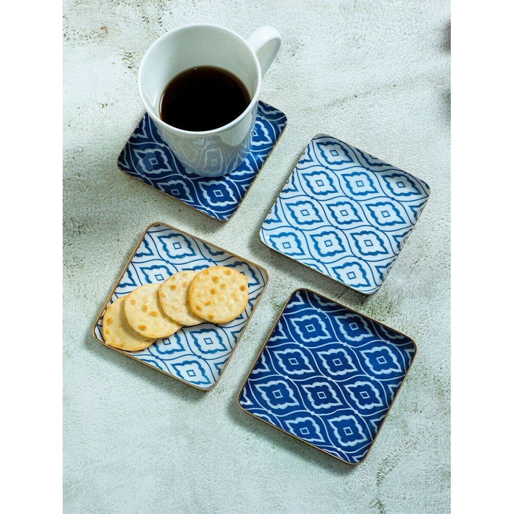 Buy Blue Iron Hand Crafted Coaster & Trivet