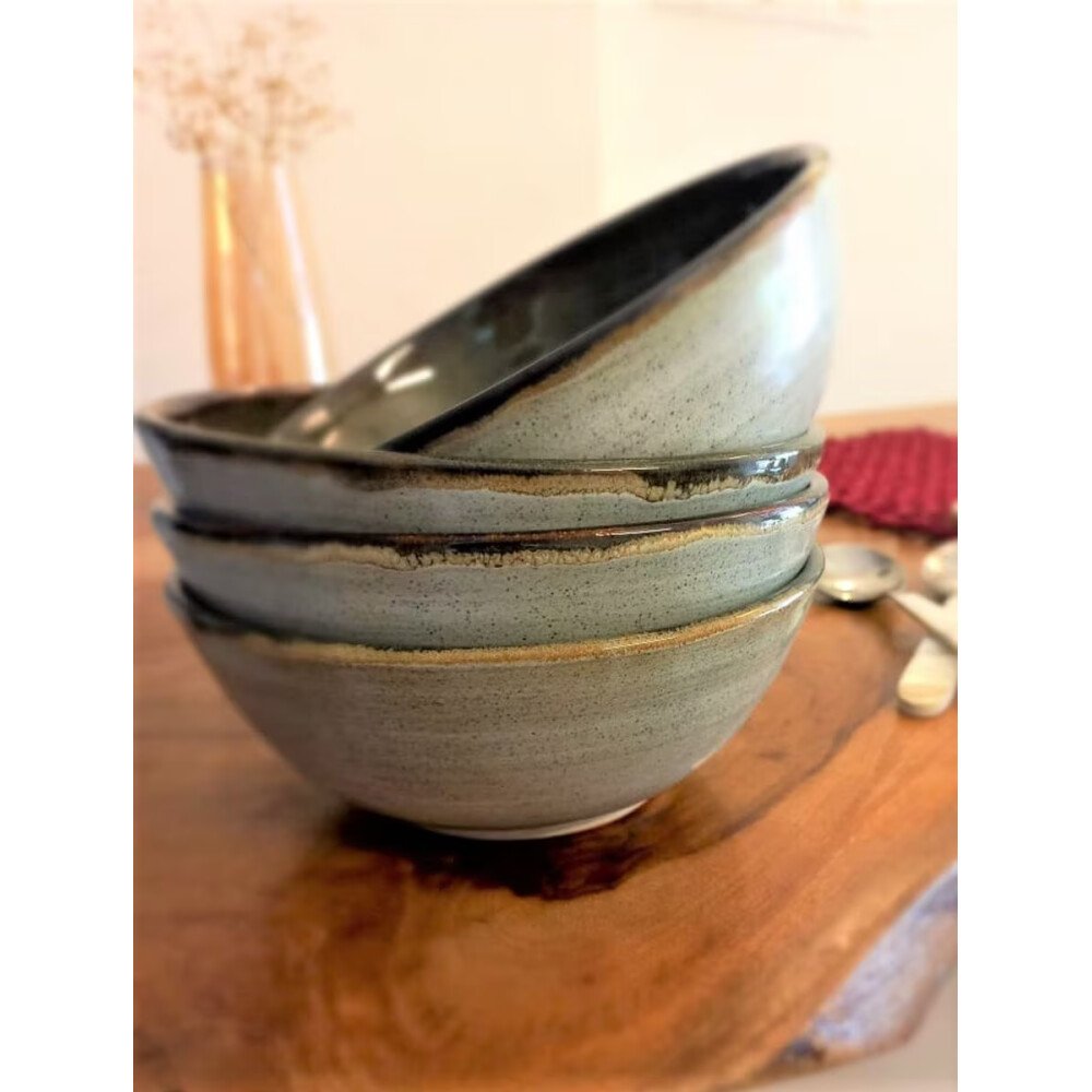 Buy Blue Solid Ceramic Bowls