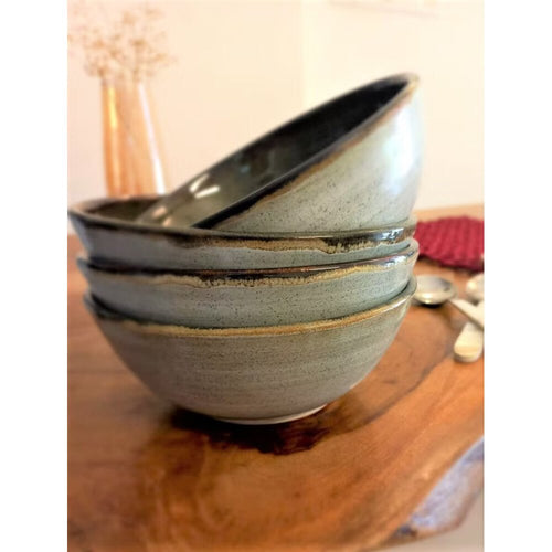 Buy Blue Solid Ceramic Bowls