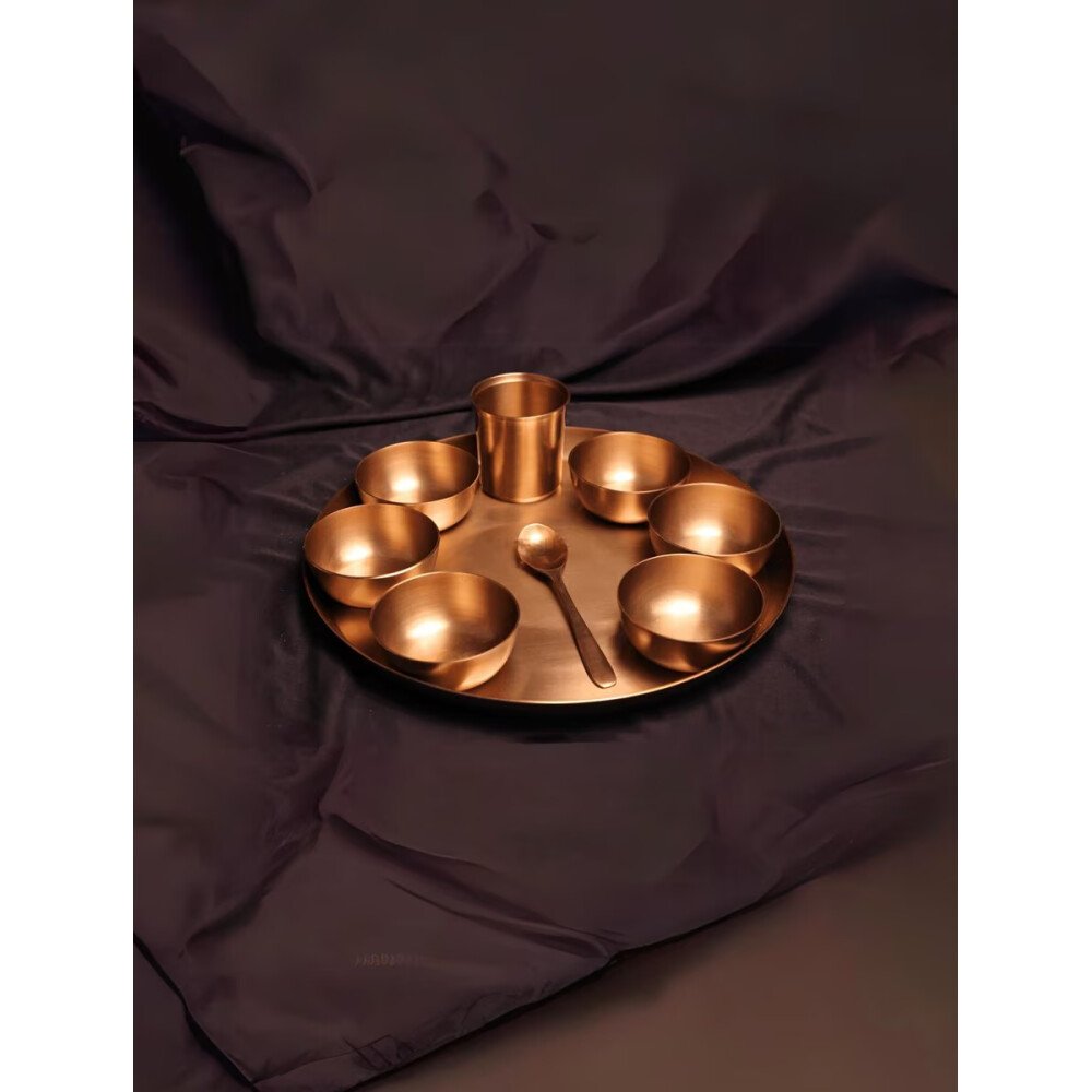 Buy Brown Bronze Hand Crafted Plates