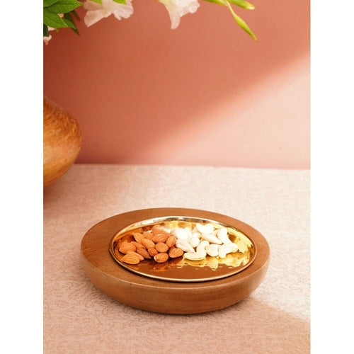 Buy Brown Mango Wood Carved Tray
