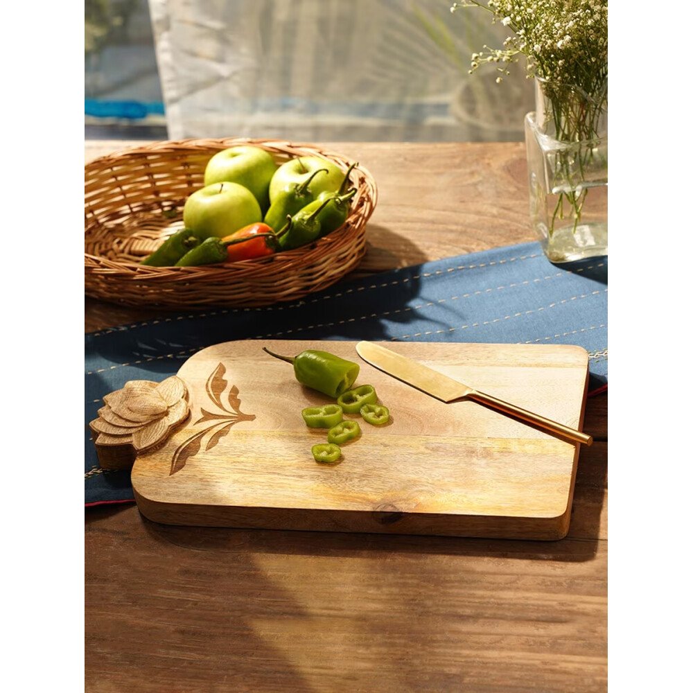Buy Brown Mango Wood Kitchenware