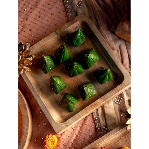 Buy Brown Mango Wood Solid Tray/Platter