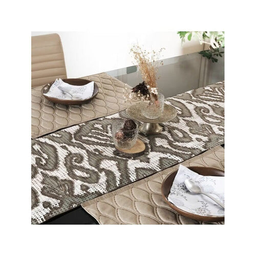 Buy Brown Rectangle Cotton Woven Mats