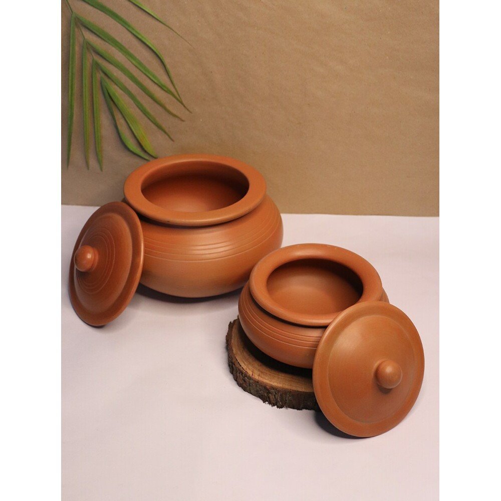Buy Brown Self Standing Terracotta Cookware