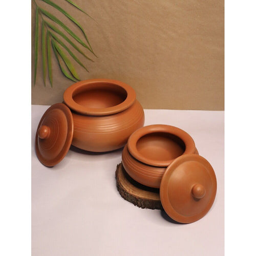 Buy Brown Self Standing Terracotta Cookware