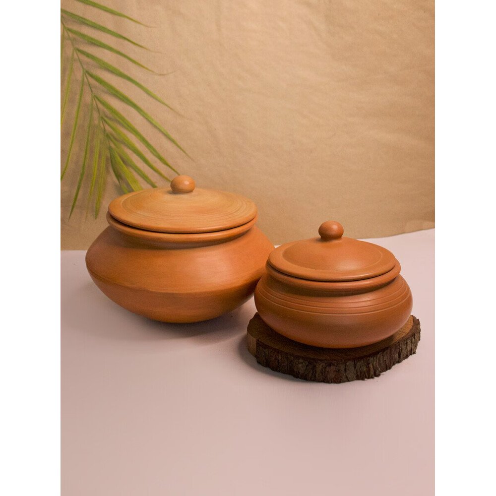 Buy Brown Self Standing Terracotta Cookware