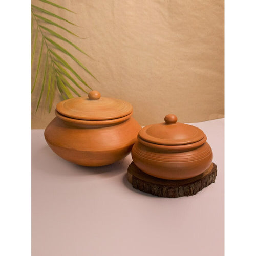 Buy Brown Self Standing Terracotta Cookware