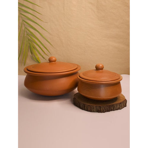 Buy Brown Self Standing Terracotta Cookware
