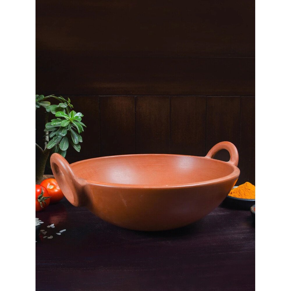Buy Brown Self Standing Terracotta Cookware