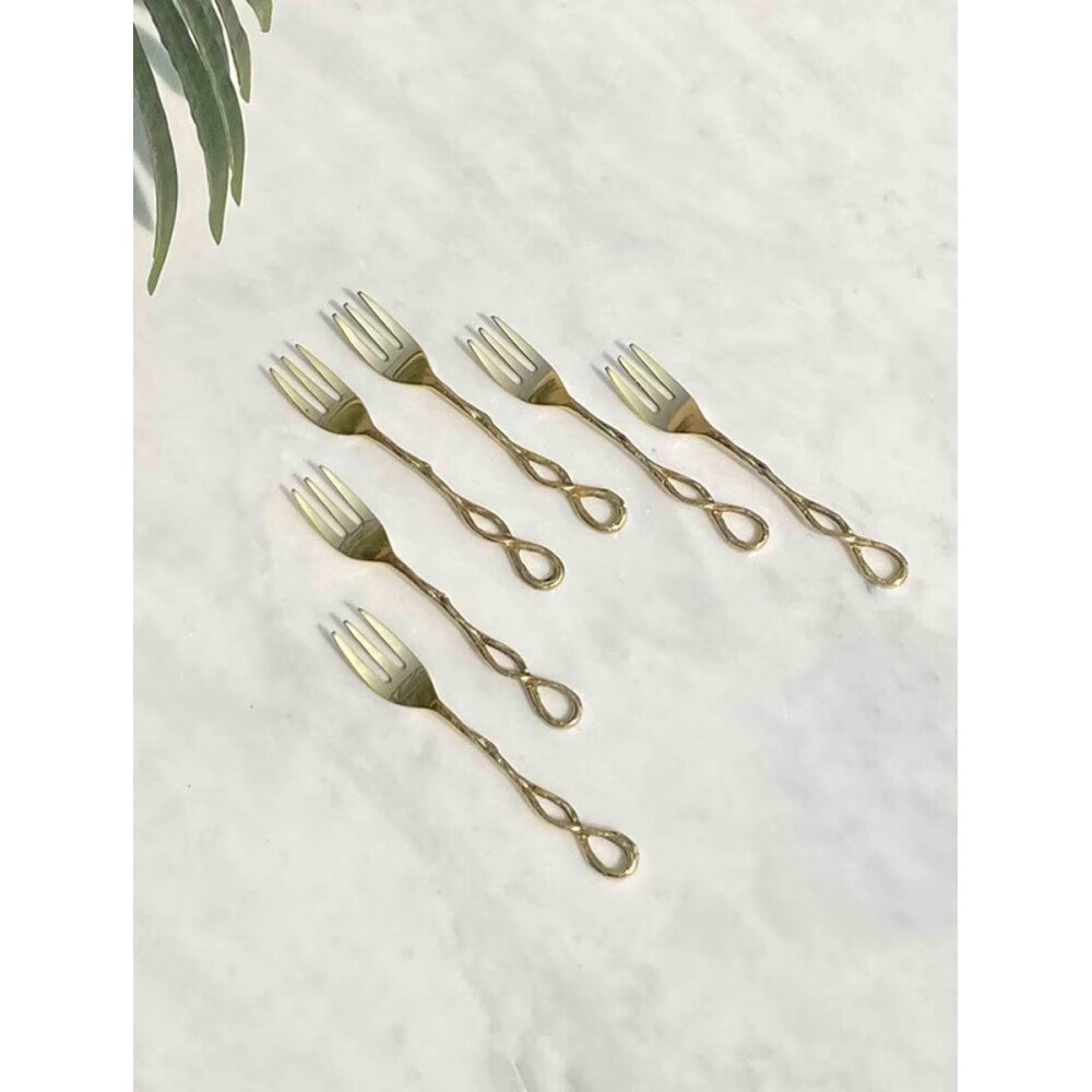 Buy Gold Brass Cutlery