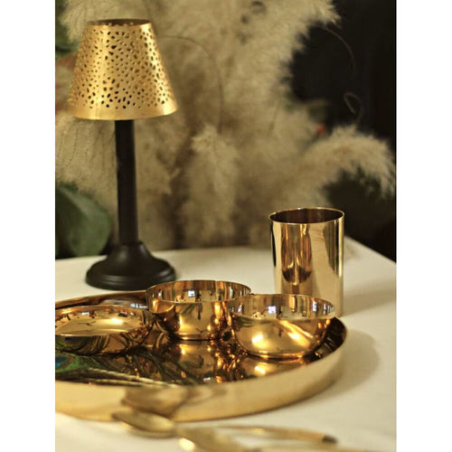 Buy Gold Bronze Hand Crafted Plates