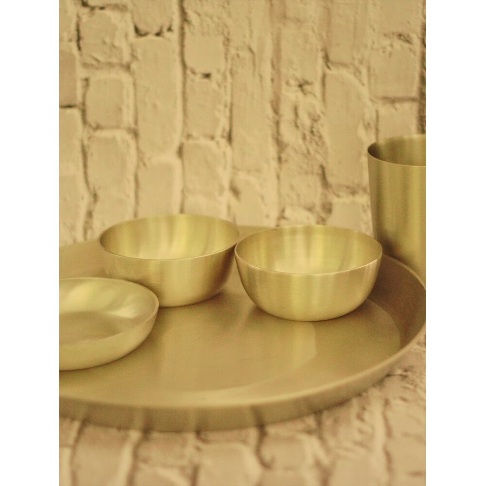 Buy Gold Bronze Hand Crafted Plates