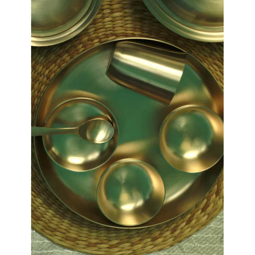Buy Gold Bronze Hand Crafted Plates