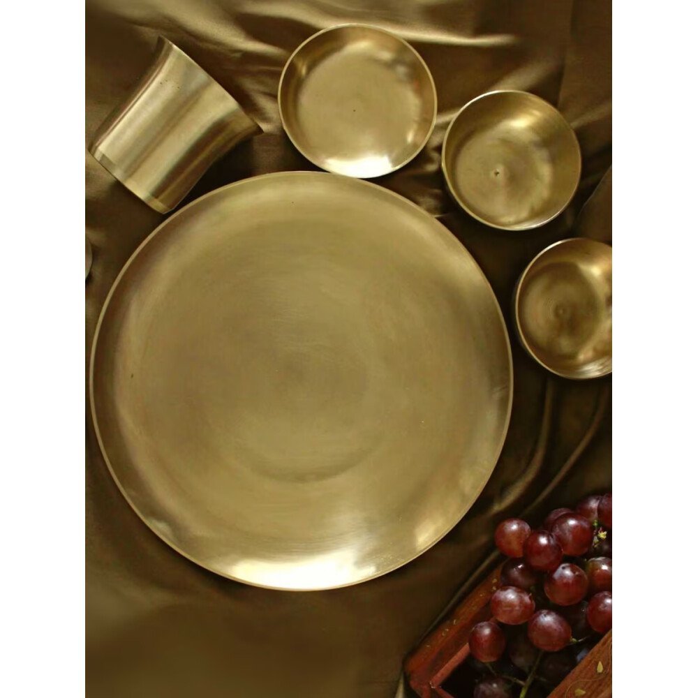 Buy Gold Bronze Hand Crafted Plates