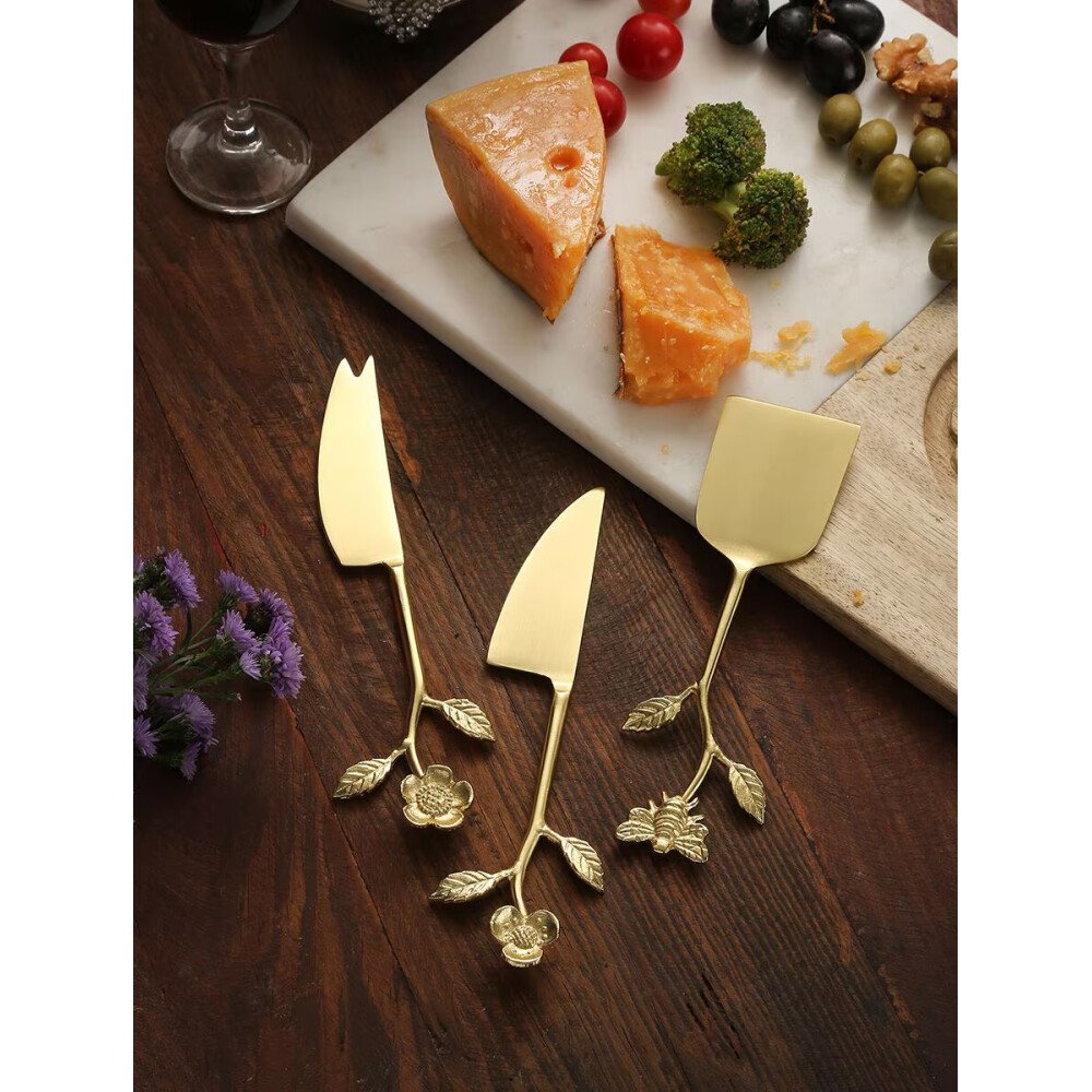 Buy Gold Carved Steel Cutlery