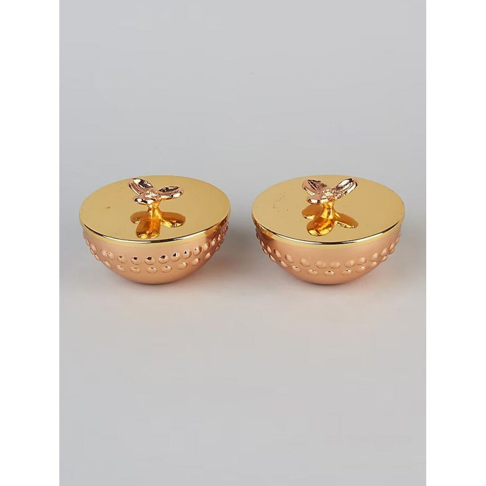 Buy Gold Hand Crafted Aluminium Bowls