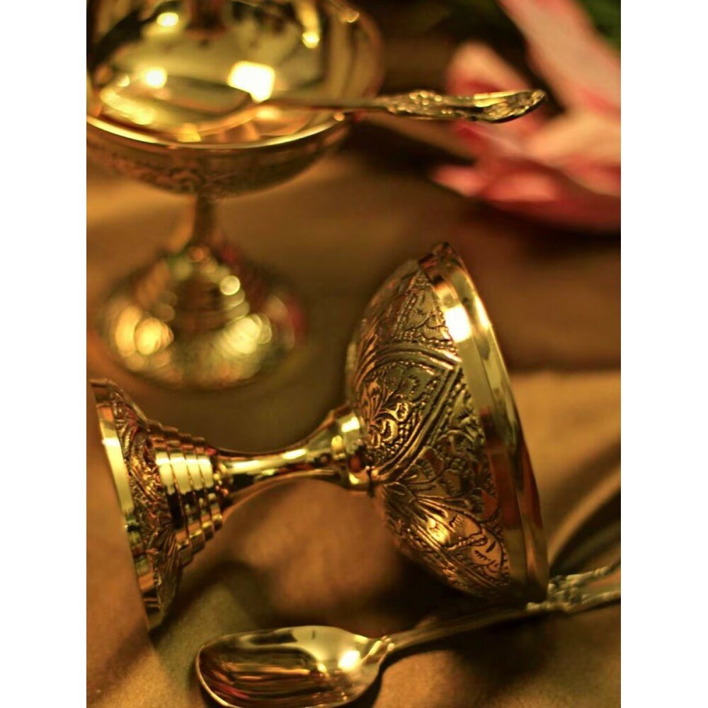 Buy Gold Hand Crafted Brass Coffee Filter