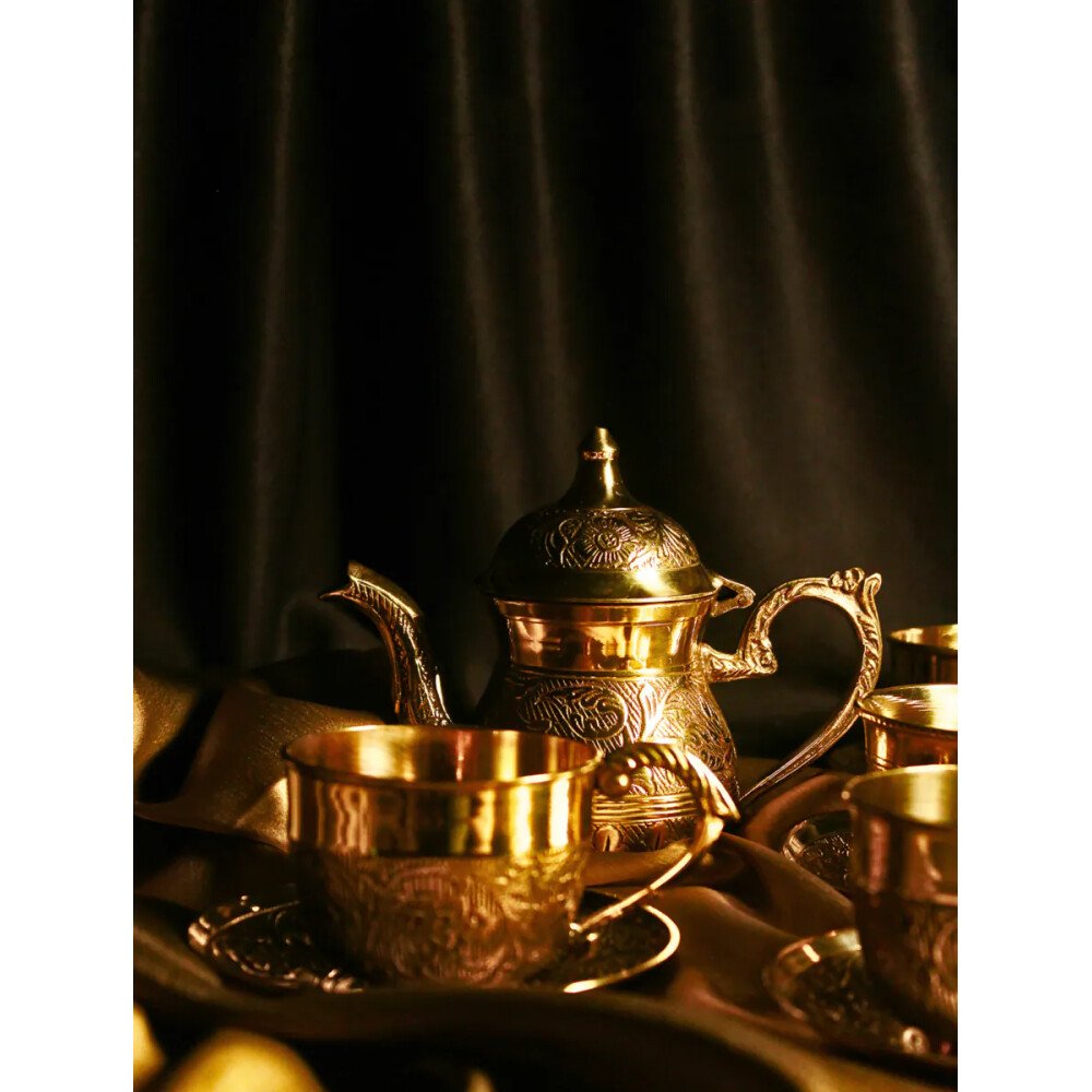 Buy Gold Hand Crafted Brass Cup