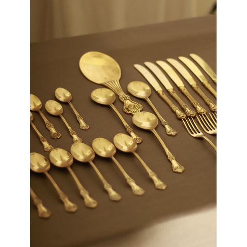Buy Gold Hand Crafted Brass Kitchenware