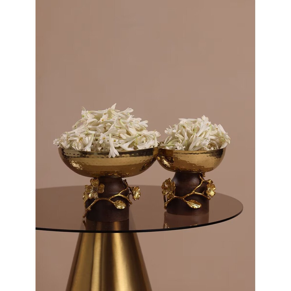 Buy Gold Hand Crafted Stainless Steel Bowls