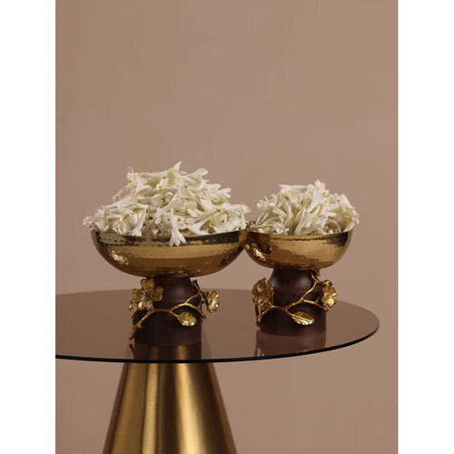 Buy Gold Hand Crafted Stainless Steel Bowls