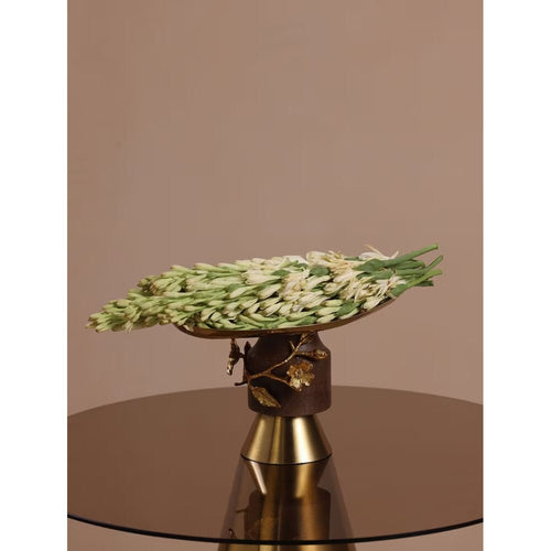 Buy Gold Hand Crafted Stainless Steel Tray/Platter