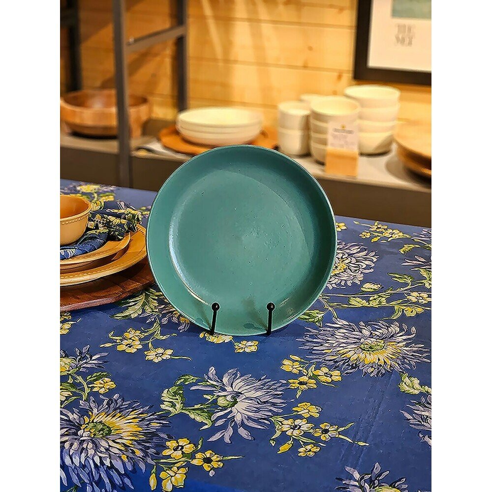 Buy Green Hand Crafted Ceramic Plates